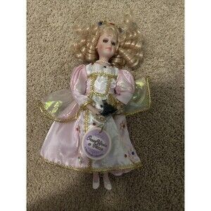 Barbara Lee Petite Porcelains Princess and Frog Storybook Collection 9.5” Pink